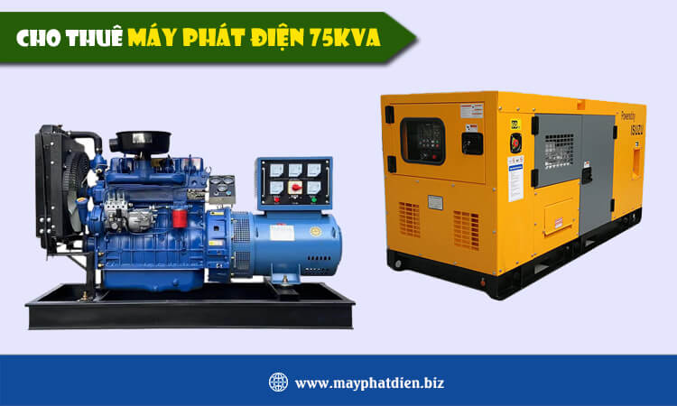 Cho thuê máy phát điện 75kva 