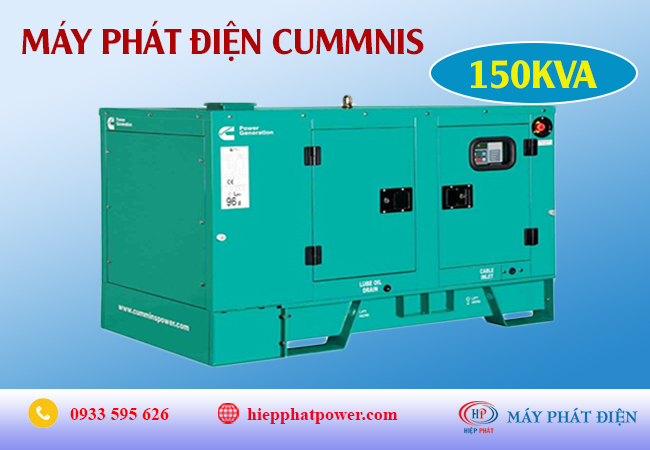 Máy phát điện Cummins 150kva