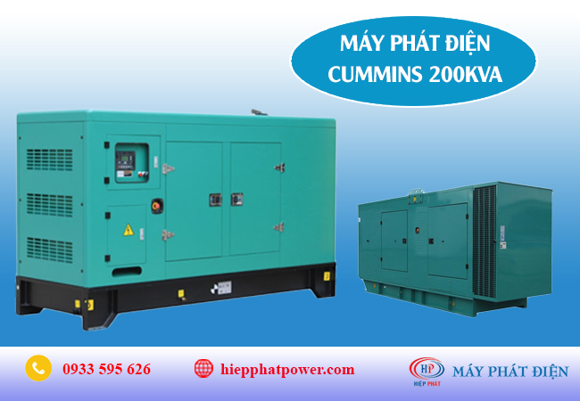 Máy phát điện Cummins 200kva