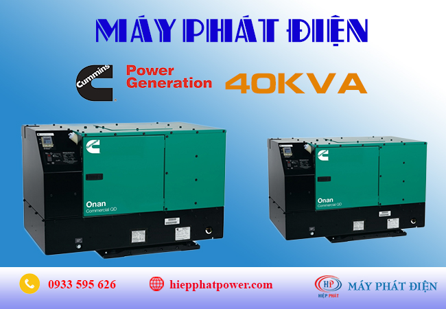 Máy phát điện Cummins 40kva