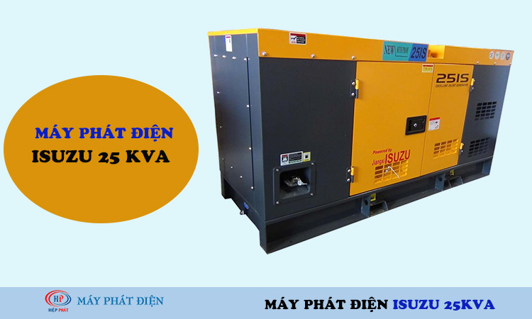 Máy phát điện isuzu 25kva