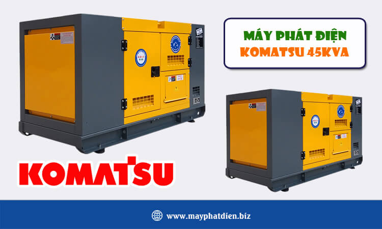 Máy phát điện Komatsu 45kva 