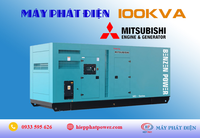 Máy phát điện Mitsubishi 100kva