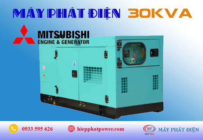 Máy phát điện Mitsubishi 30kva