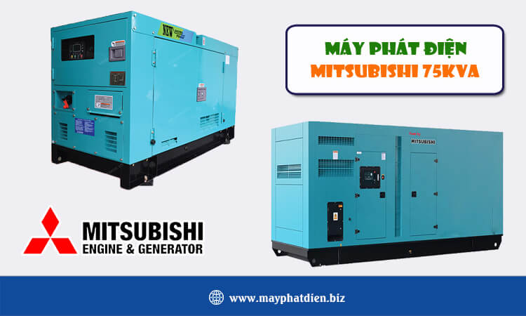 Máy phát điện Mitsubishi 75kva 